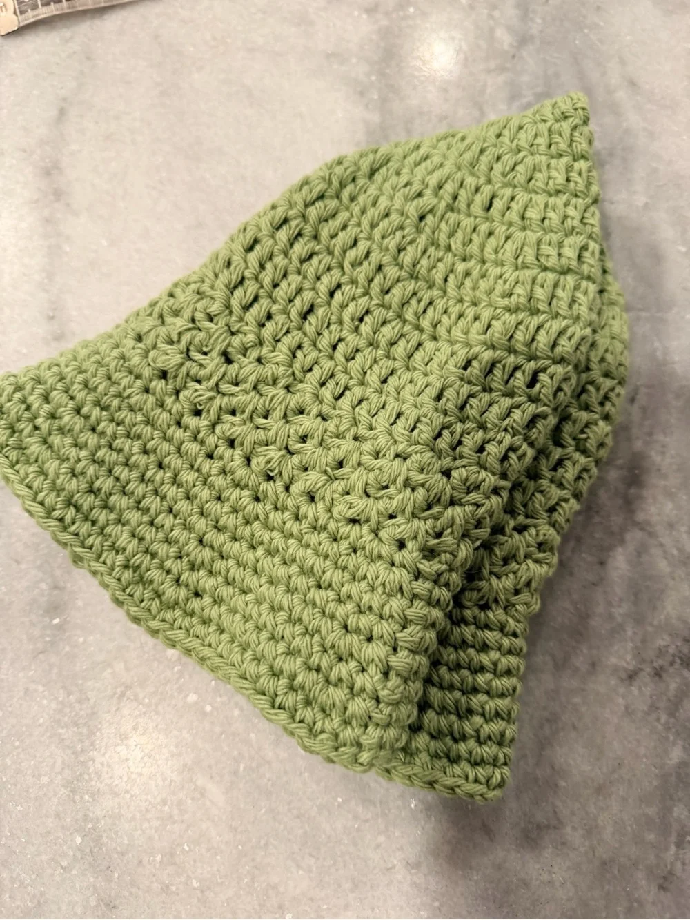 Handmade Crochet Bucket Hat 100% Cotton Lightweight Packable Festival Boho Beach
